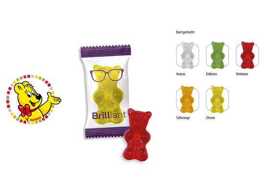 HARIBO Bärli Werbetüte, Inhalt: HARIBO Bärli ca. 8 g