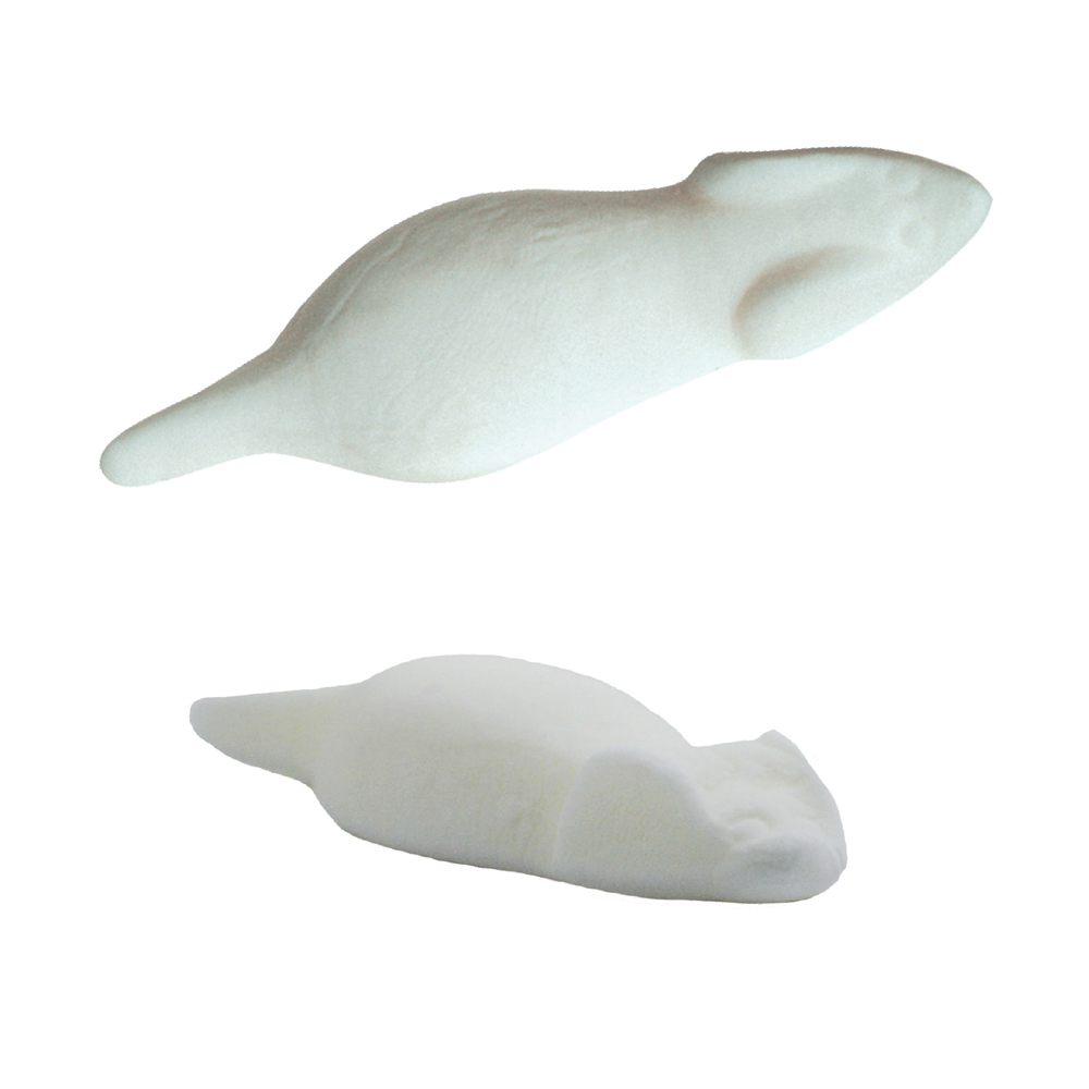 HARIBO Weiße Maus Werbetüte, Inhalt: HARIBO weiße Maus ca. 7 g