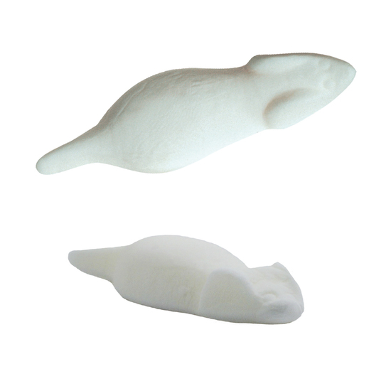 HARIBO Weiße Maus Werbetüte, Inhalt: HARIBO weiße Maus ca. 7 g