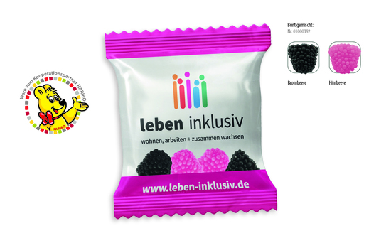 HARIBO Berries Werbetüte, Inhalt: HARIBO Berries ca. 15 g