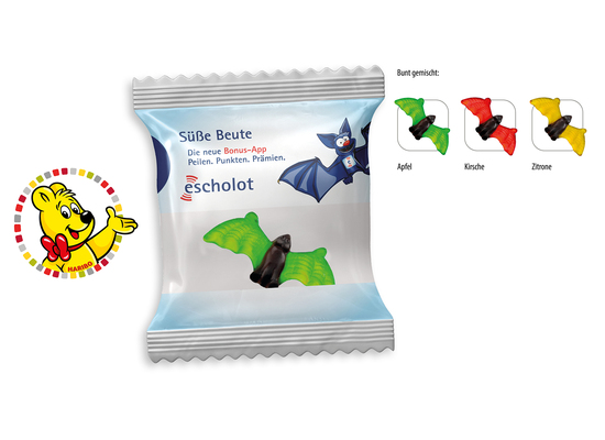 HARIBO Vampire Werbetüte, Inhalt: HARIBO Vampire ca. 8 g