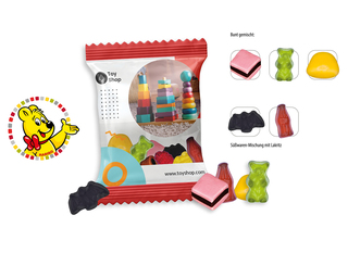 HARIBO Mini Color-Rado Werbetüte, Inhalt: HARIBO Mini-Color-Rado ca. 10 g