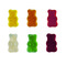 Gummibärchen zuckerfrei Werbetüte, Inhalt: Gummibärchen zuckerfrei ca. 12 g