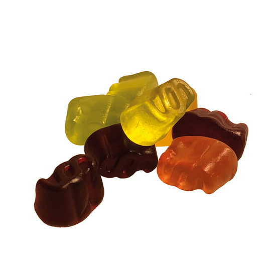 Fruchtgummi Paragraph Werbetüte, Inhalt: Fruchtgummi Paragraph ca. 10 g
