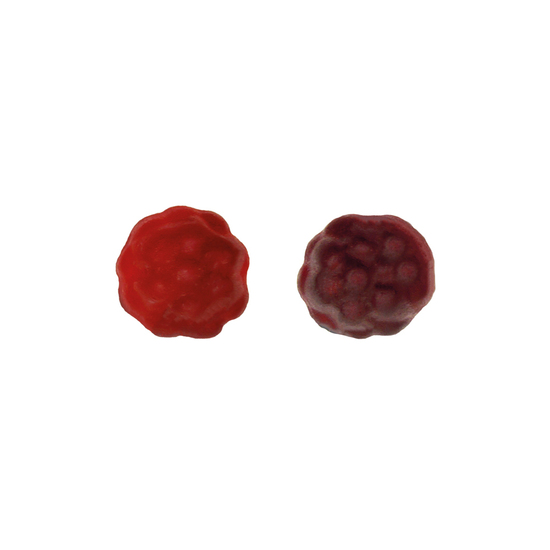 BIO Beerenfrüchtchen vegan Werbetüte, Inhalt: BIO Beerenfrüchtchen vegan ca. 10 g