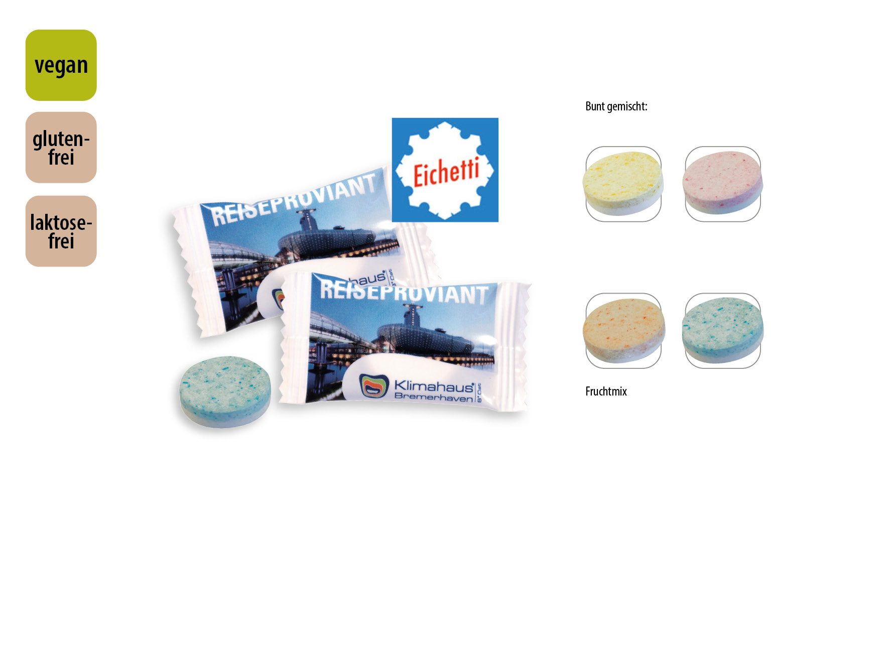 Brause Candy Werbetüte, Inhalt: Brause Candy ca. 2,5 g