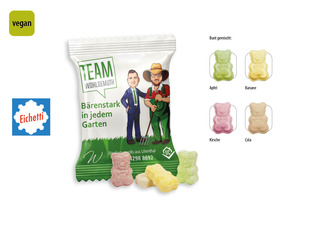 Brause Bärchen Werbetüte, Inhalt: Brause Bärchen ca. 8 g