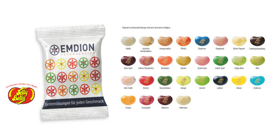 Jelly Belly Beans Werbetüte, Inhalt: Jelly Belly Beans ca. 9 g