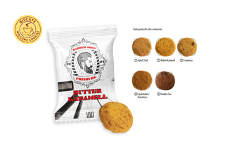 Coffee Cookies Flowpack, Inhalt: Coffee Cookie Double Choc ca. 9 g