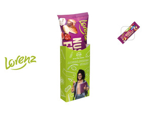 LORENZ Snack Box im Schuber, Inhalt: Nuss & Frucht mit Joghurt Pops ca. 40 g