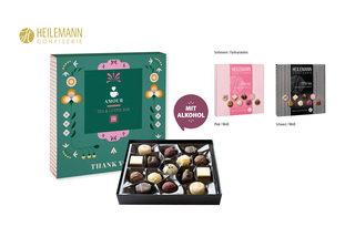 Heilemann Mini Pralinés im Schuber, Inhalt: Heilemann Mini Pralinés ca. 91 g