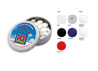 Klick-Dose-45, Inhalt: Pfefferminz-Pastillen; Stevia ca. 12 g