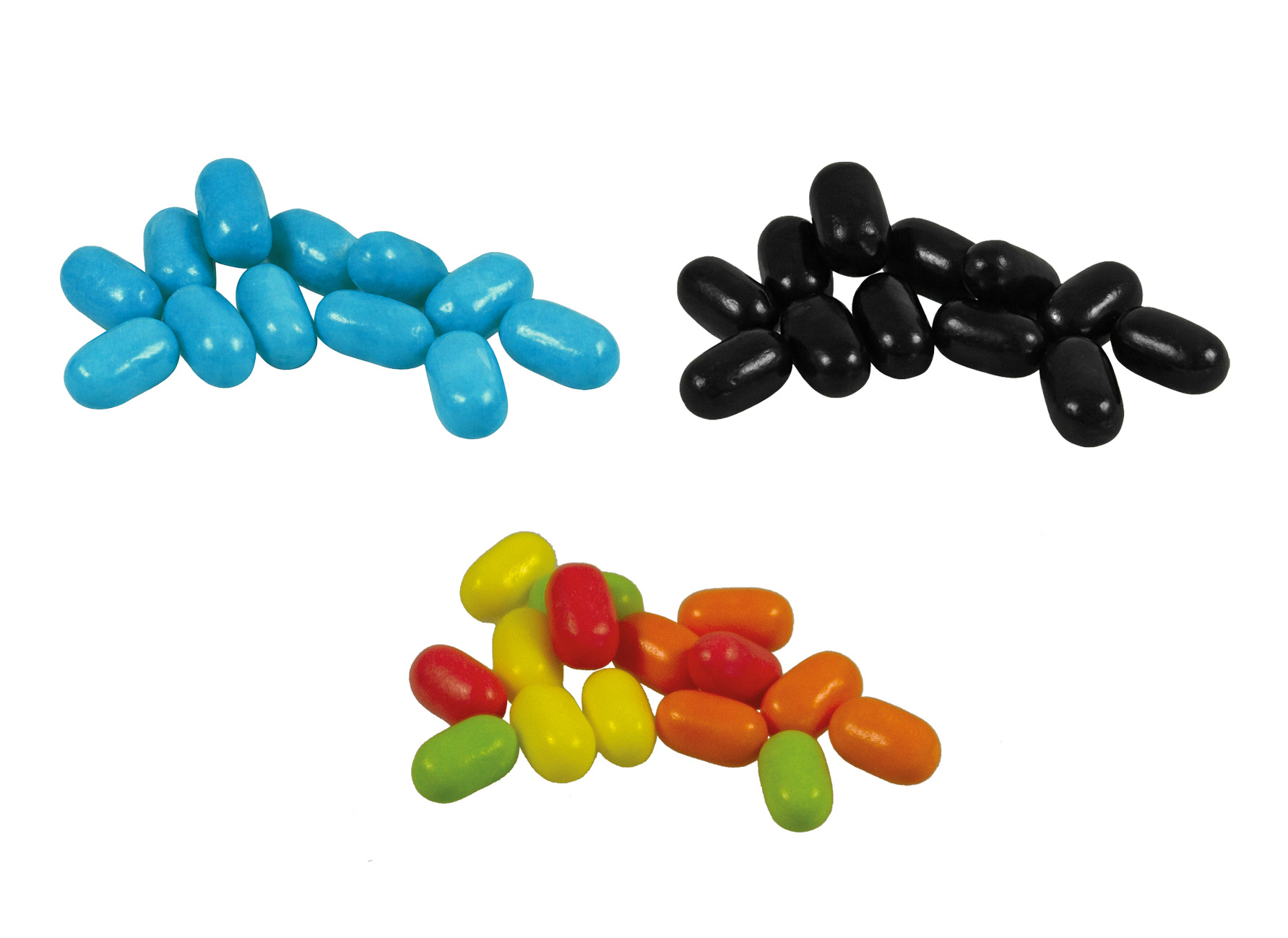 Twin Tin, Inhalt: Bunte Fruchtdragees Cola (Dose)  Bunte Frucht Dragees Cola schwarz