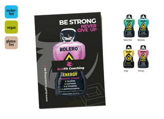 BOLERO Energy Werbekarte, Inhalt: BOLERO Energy ca. 7 g