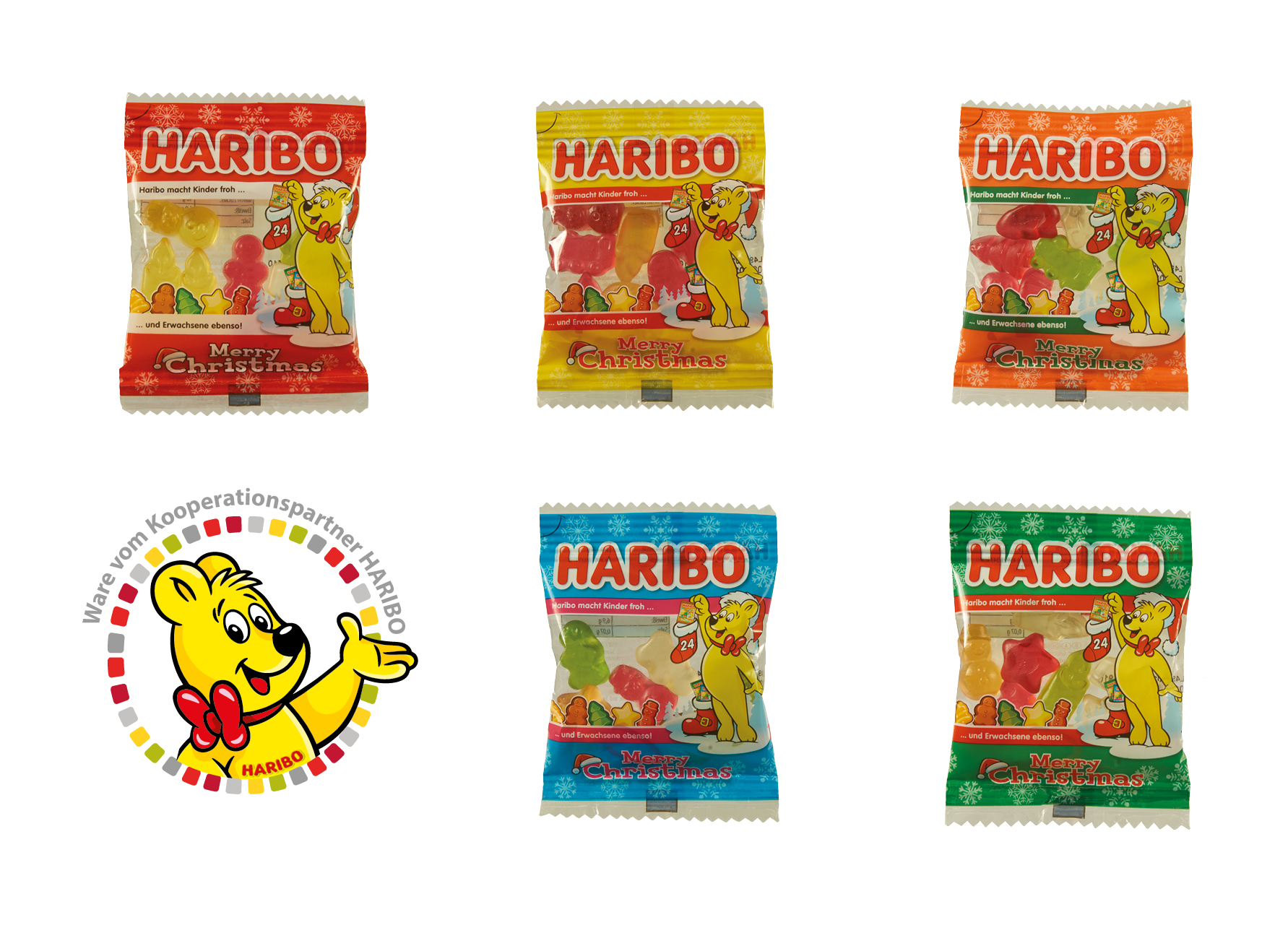 XXL Adventskalender, Inhalt: HARIBO Weihnachtsmix