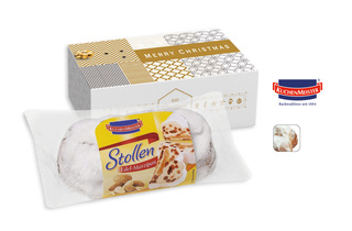 Christstollen Präsentbox, Inhalt: Christstollen ca. 200 g