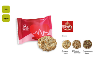Wicklein BIO Vitalgebäck Superfood Flowpack, Inhalt: Wicklein BIO Vitalgebäck Maracuja-Buchweizen ca. 6,5 g