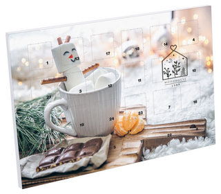 Tisch Adventskalender, individuell bedruckt