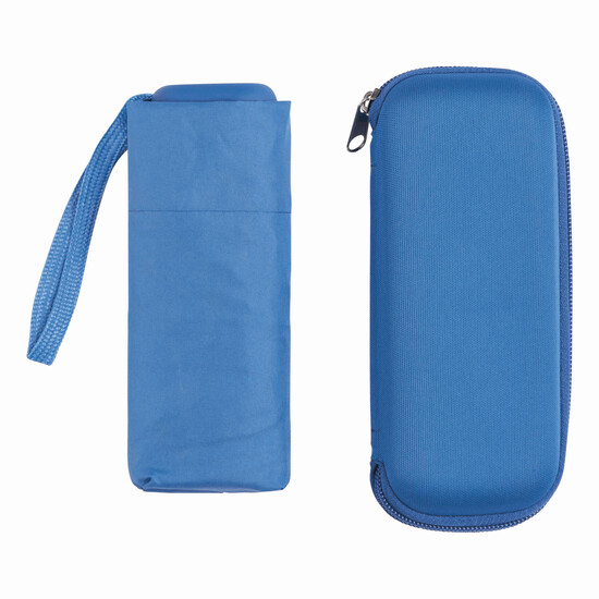 Aluminium-Mini-Taschenschirm POCKET, royalblau
