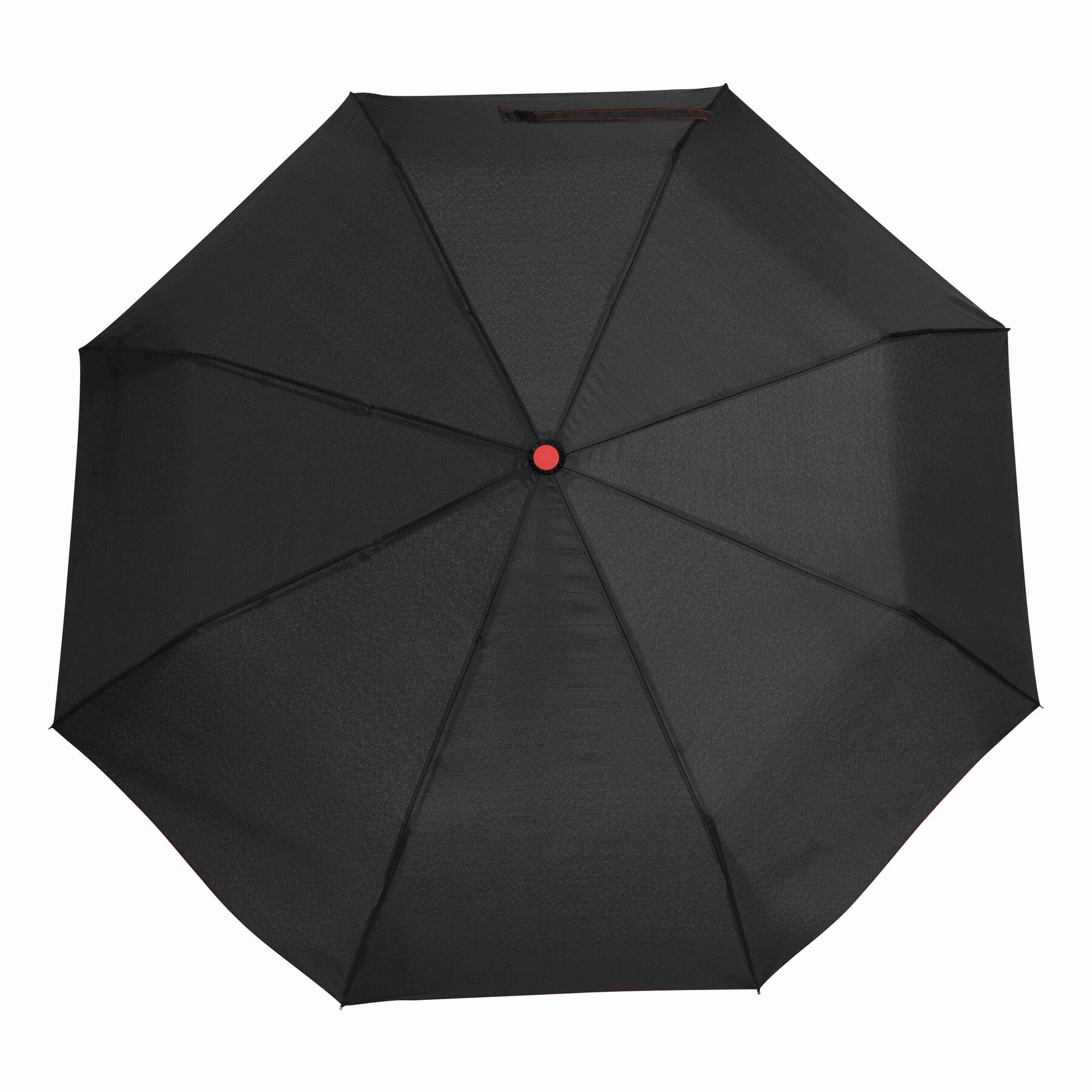 Vollautomatischer Windproof-Taschenschirm STREETLIFE, rot, schwarz