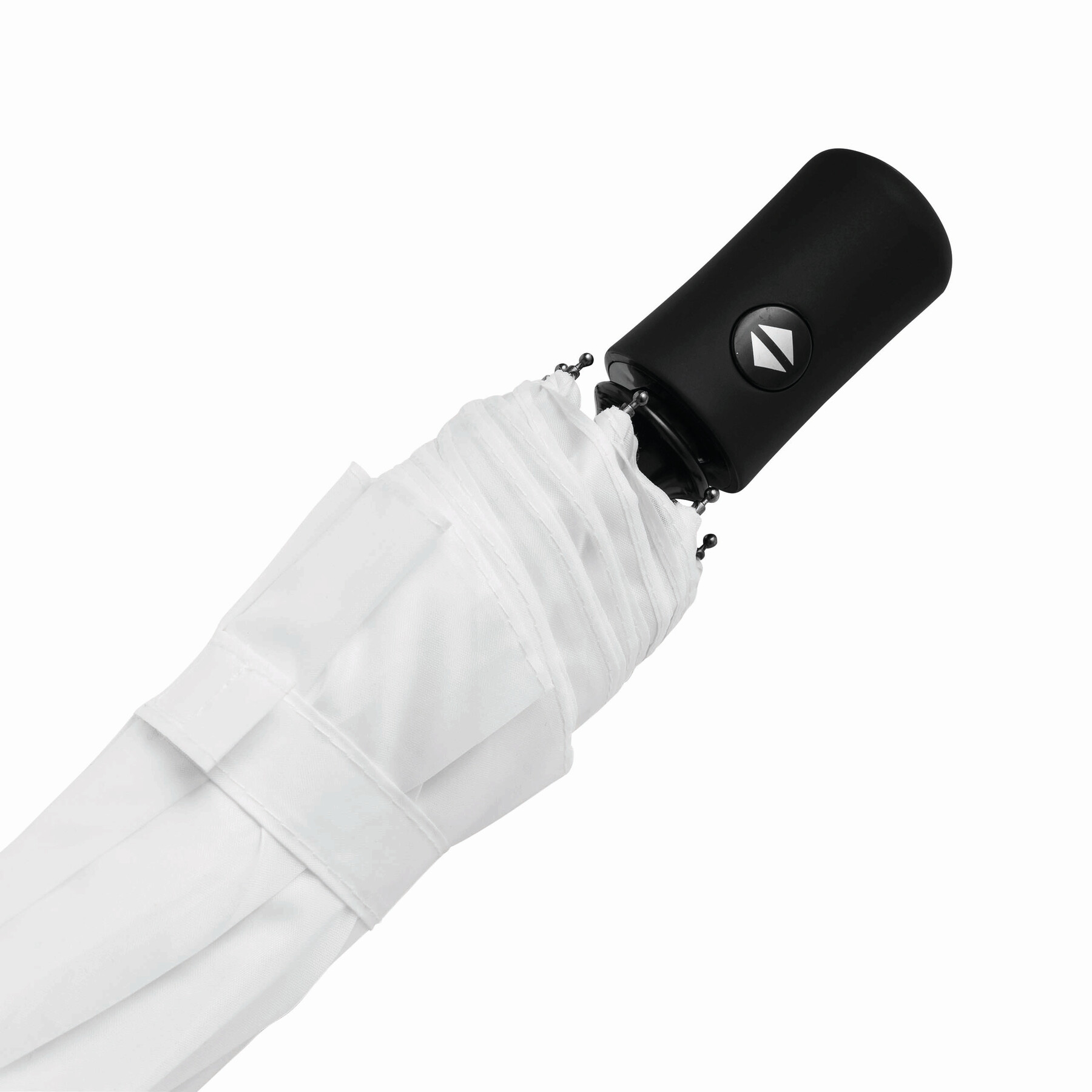 Vollautomatischer Windproof-Taschenschirm PLOPP, weiß