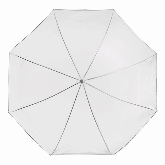 Glockenschirm BELLEVUE, silber, transparent