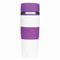 Isolierbecher ARABICA, lila, weiß