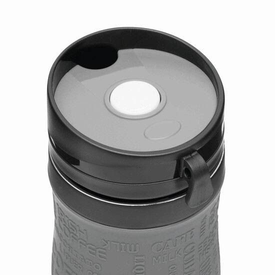 Isolierbecher GOLDEN DREAM, grau, schwarz