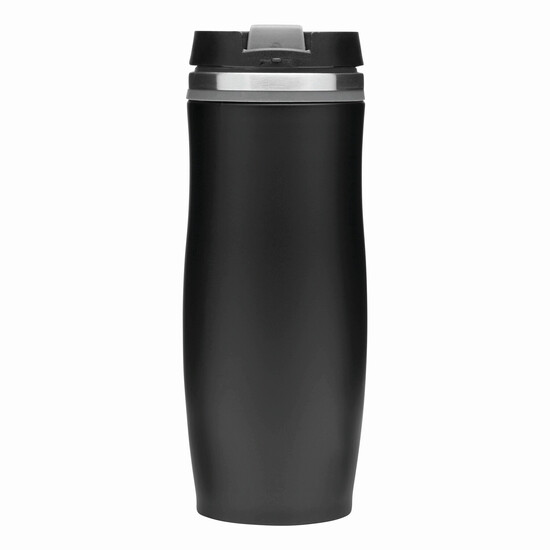 Isolierbecher DARK CREMA, grau, schwarz