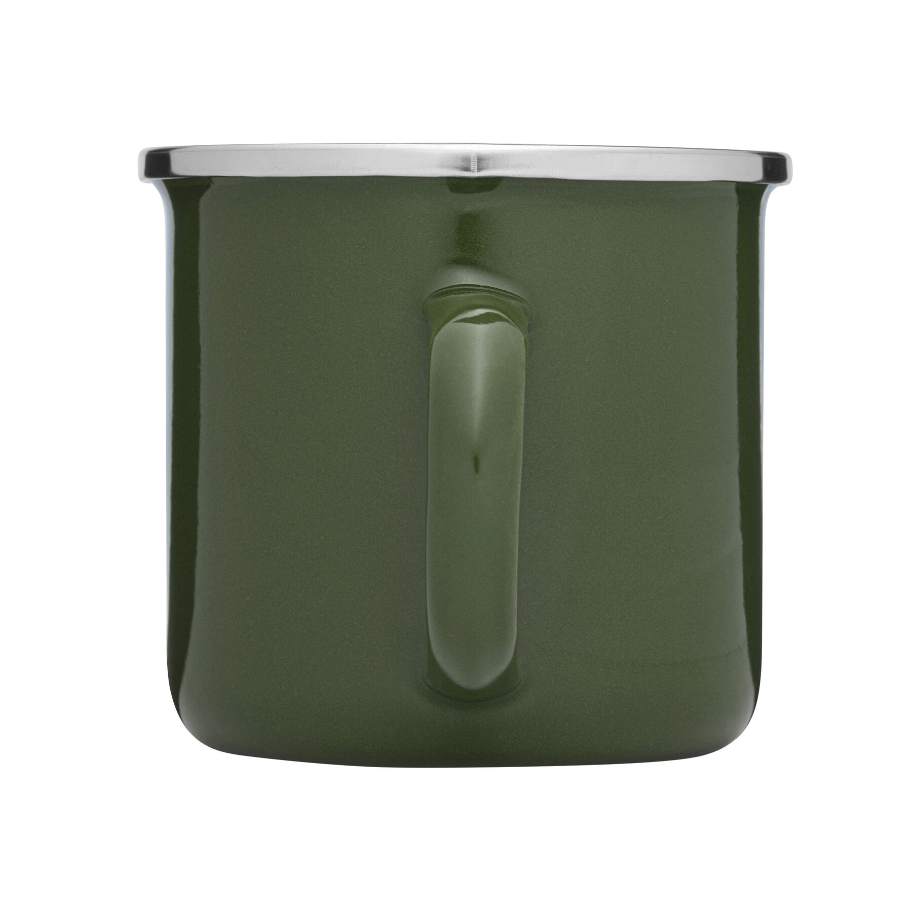 Emaille-Trinkbecher VINTAGE CUP, grün