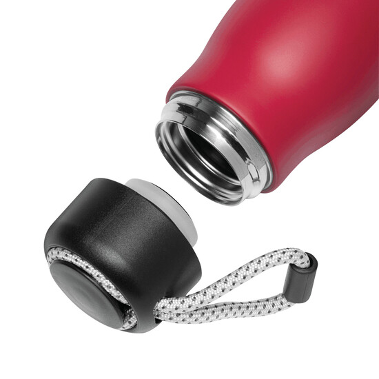 Vakuum-Isolierflasche ROBUSTA, rot