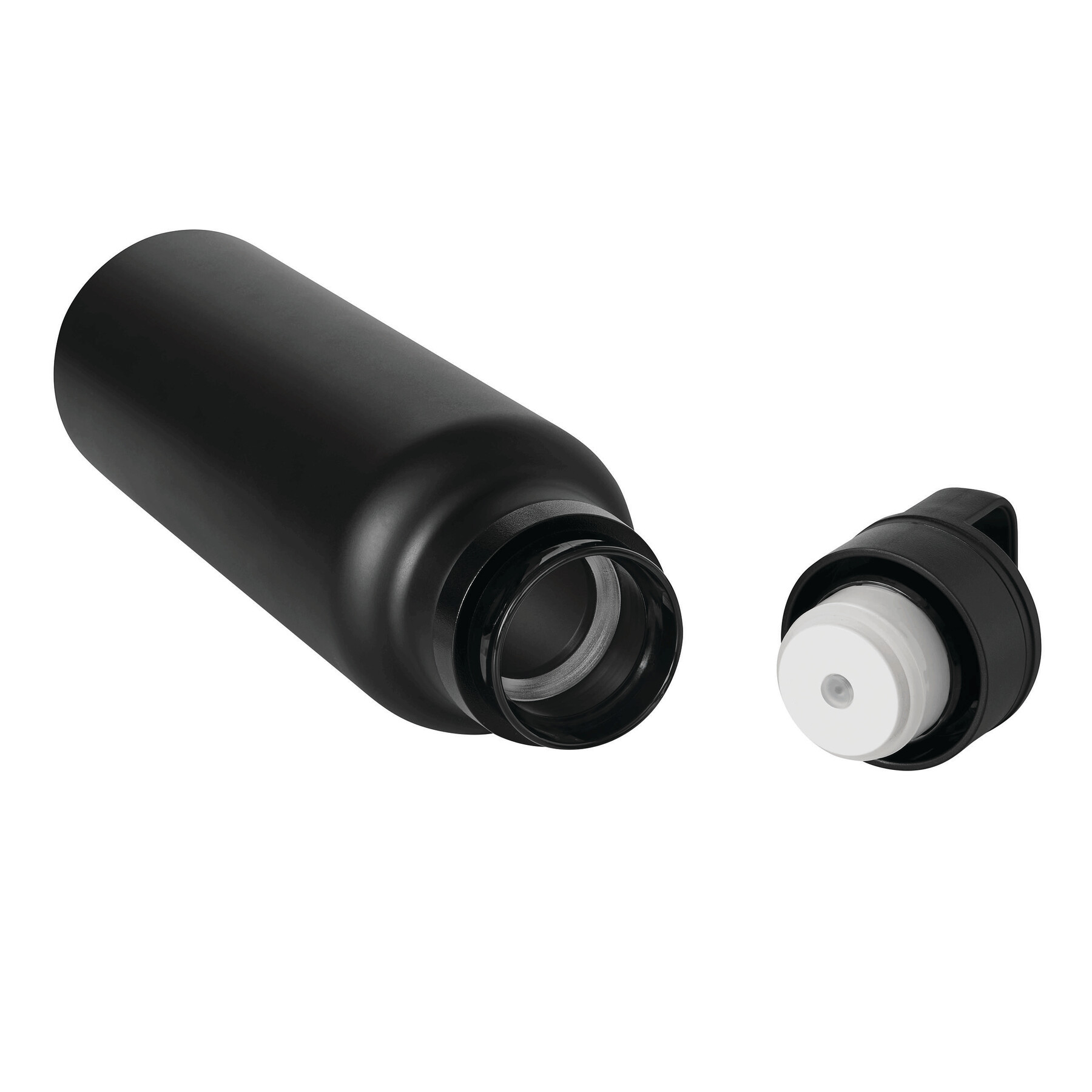 Vakuum-Isolierflasche TRAVELCLICK, schwarz