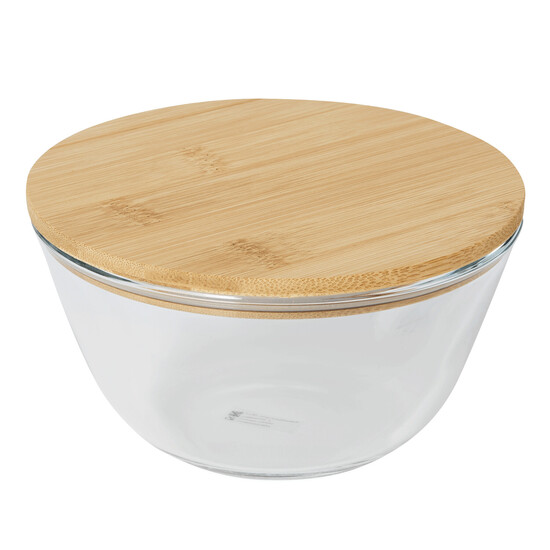 Glasschüssel FRESH LUNCH, braun, transparent