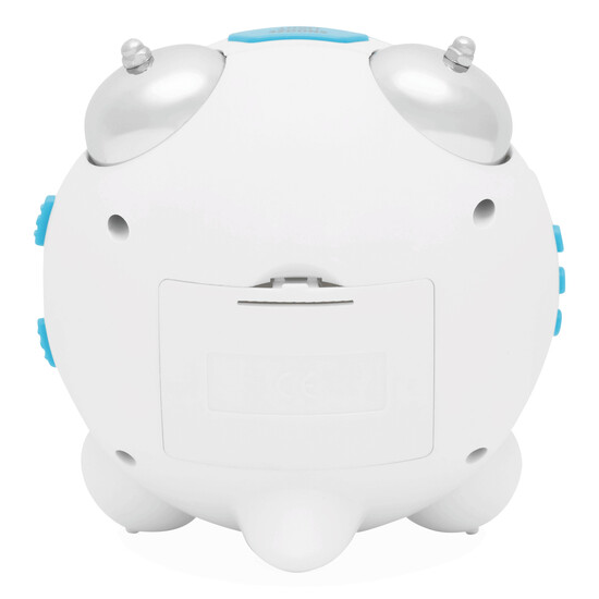 Wecker MODERN RETRO, blau, weiß