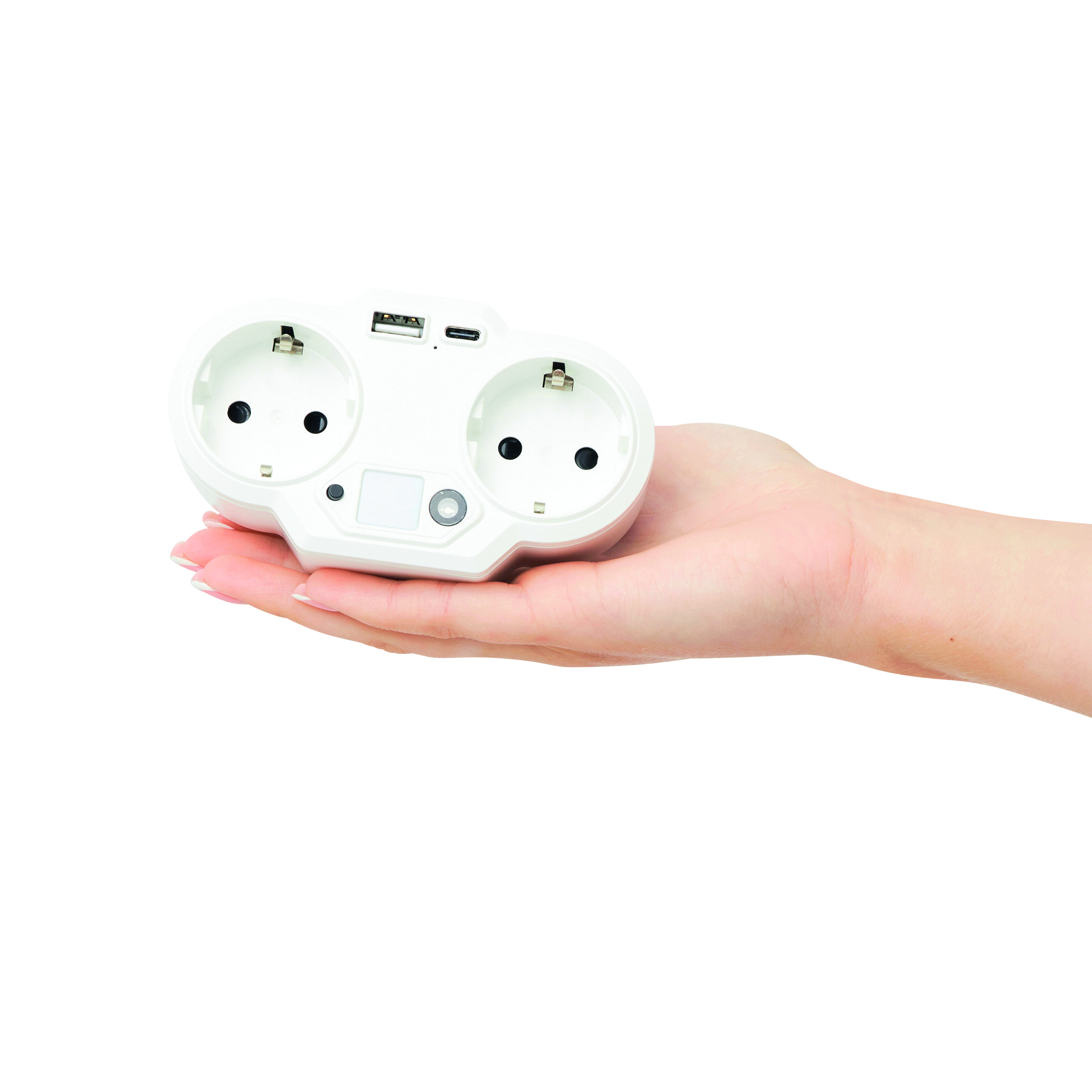 USB-Adapter-Stecker-Netzteil mit Nachtlicht ENDLESS POWER NIGHT