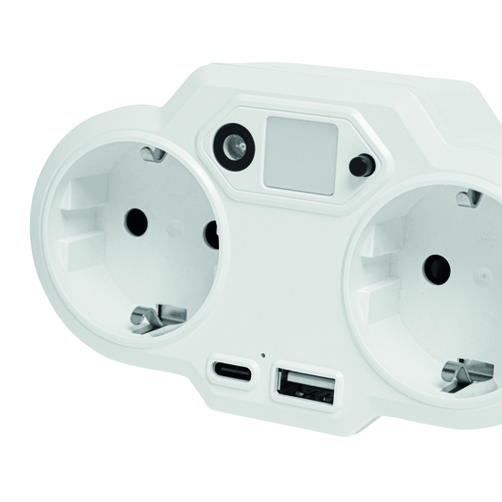 USB-Adapter-Stecker-Netzteil mit Nachtlicht ENDLESS POWER NIGHT