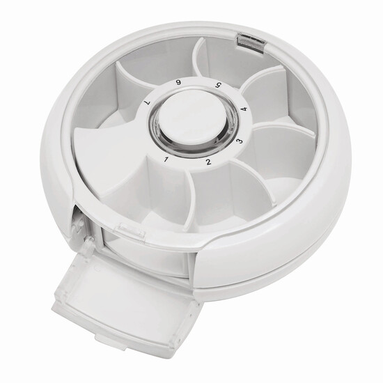 Tablettendose DAY BY DAY, weiß