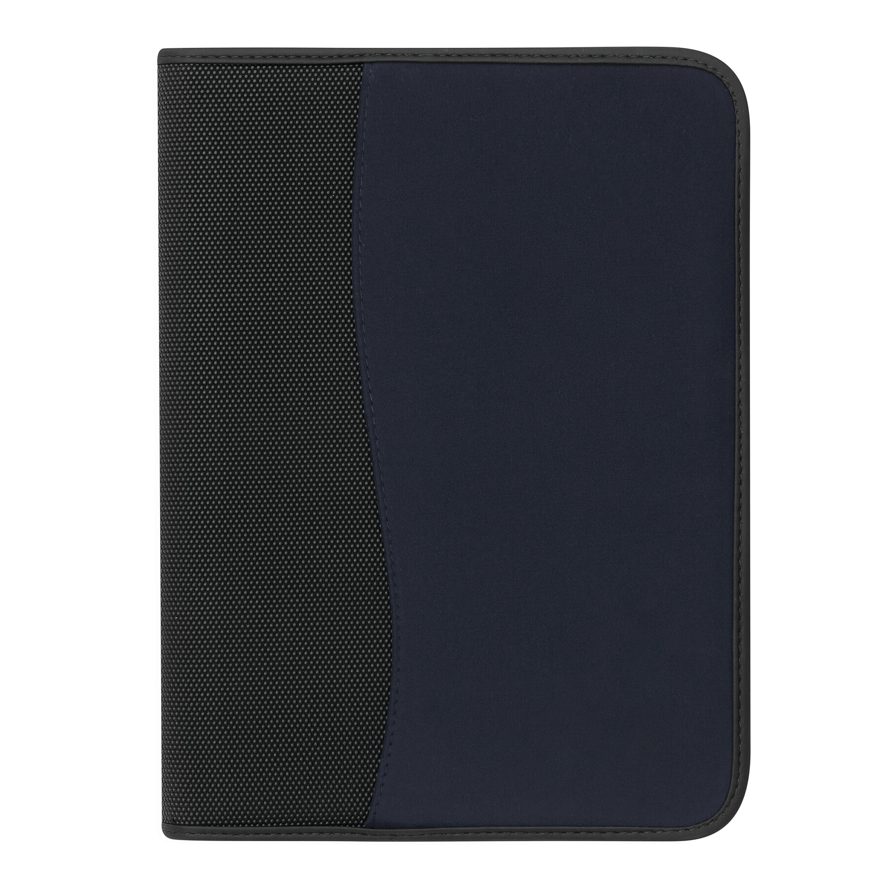 Konferenzmappe AVANTI ZIP im DIN-A4-Format, blau, schwarz