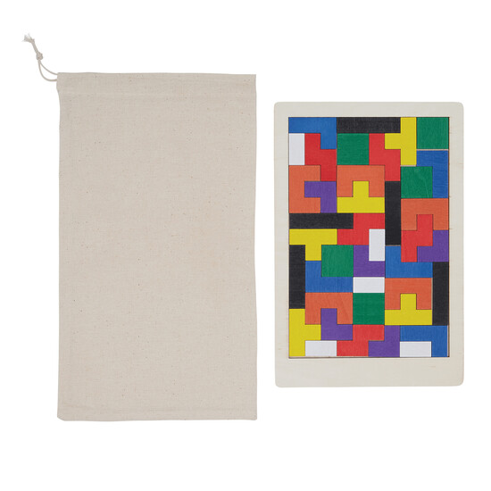 Holz-Puzzle BRAIN TWISTER, bunt