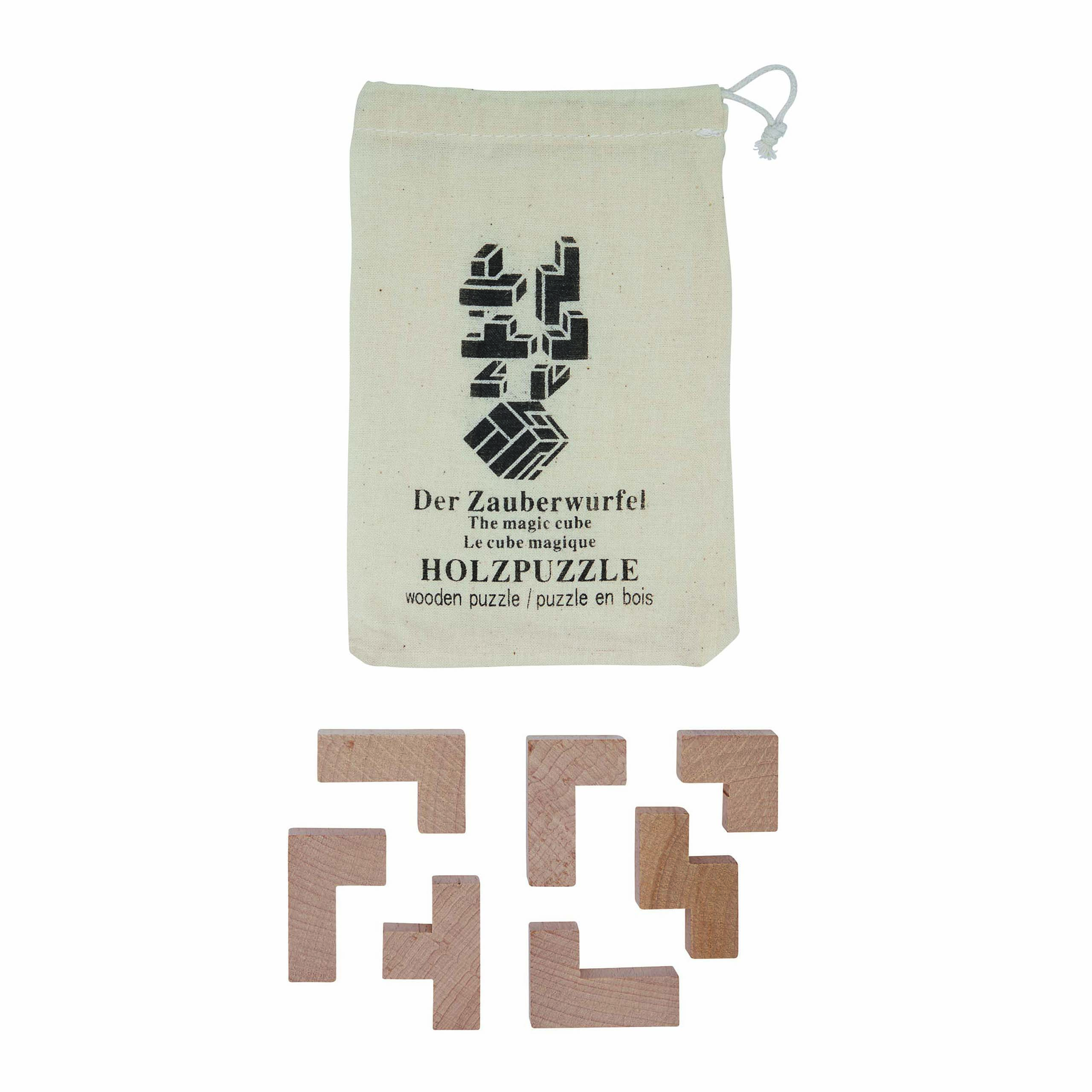 Holz-Puzzle CRAZY CUBE