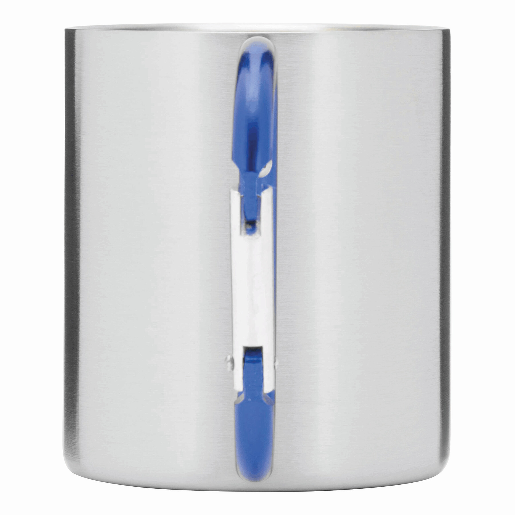 Edelstahl Becher HIKING DAY, blau, silber