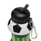 Faltbare Trinkflasche SOCCERMATE, schwarz