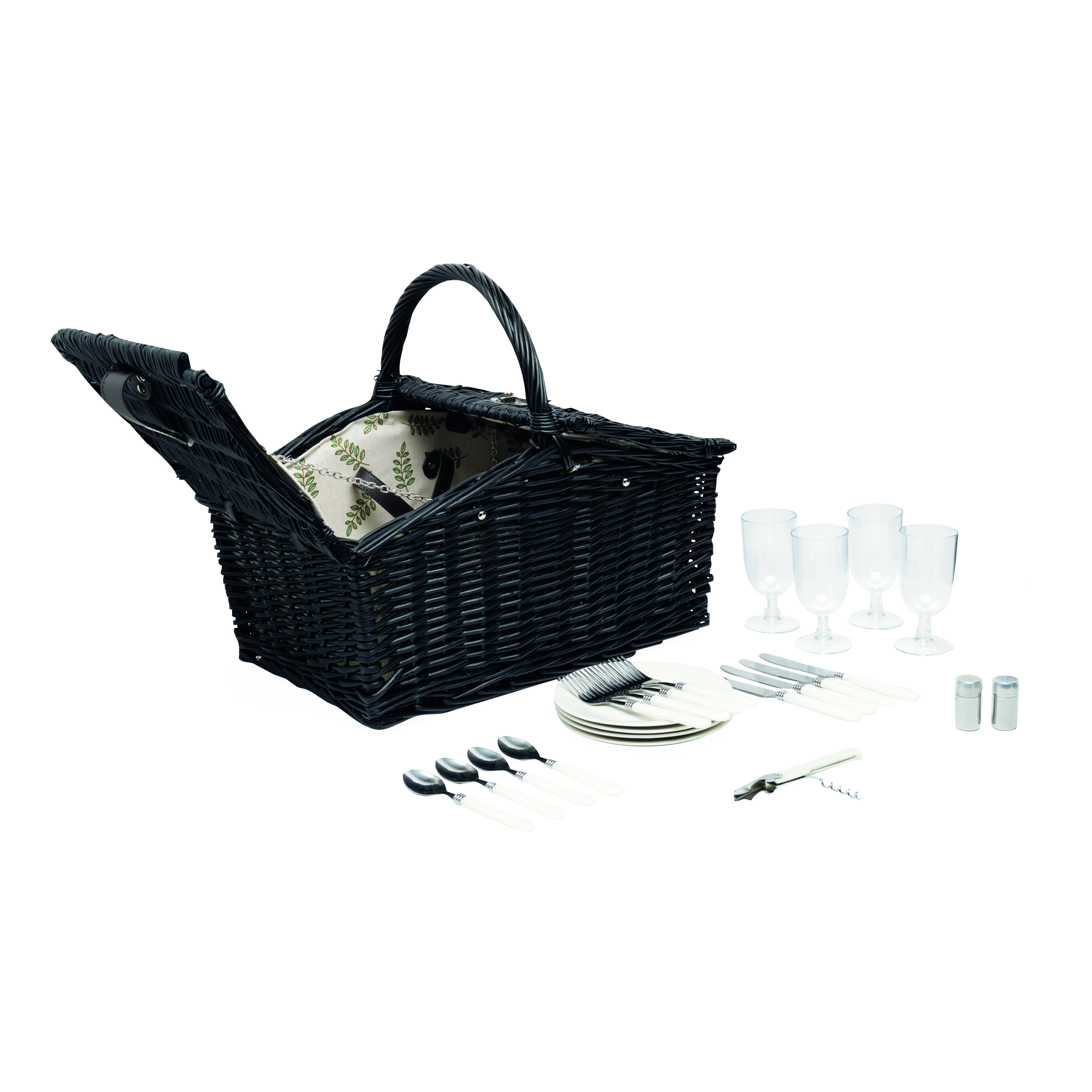 Weiden-Picknickkorb RICHMOND PARK für 4 Personen