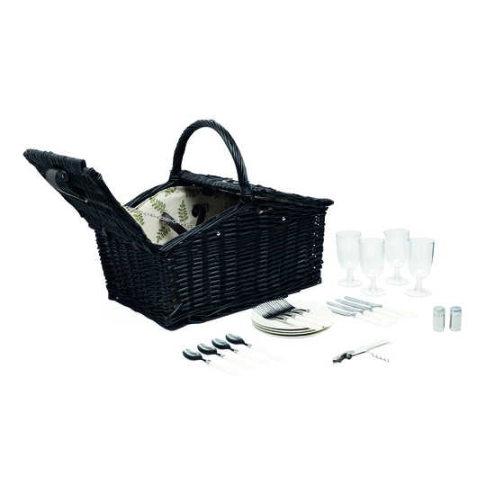 Weiden-Picknickkorb RICHMOND PARK für 4 Personen