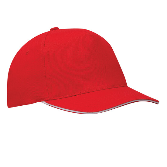 5-Panel-Sandwich-Cap WALK, rot