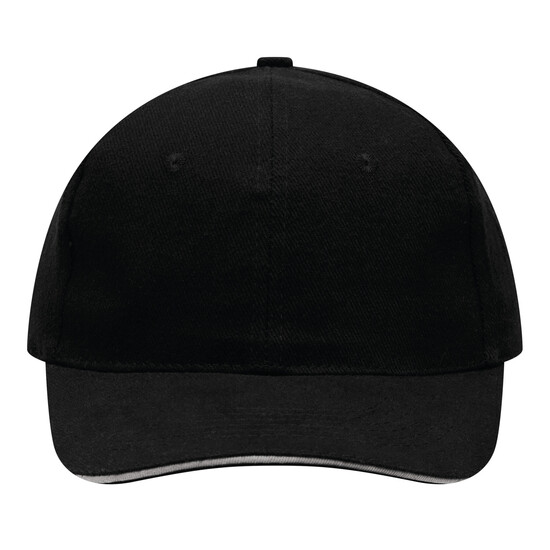 6-Panel-Sandwich-Cap LIBERTY, schwarz