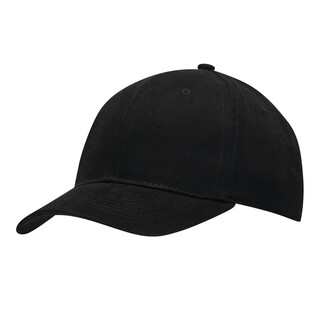6-Panel-Baseball-Cap COTTURE, schwarz