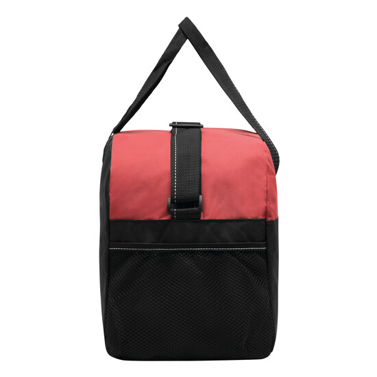 Sporttasche FITNESS, rot, schwarz