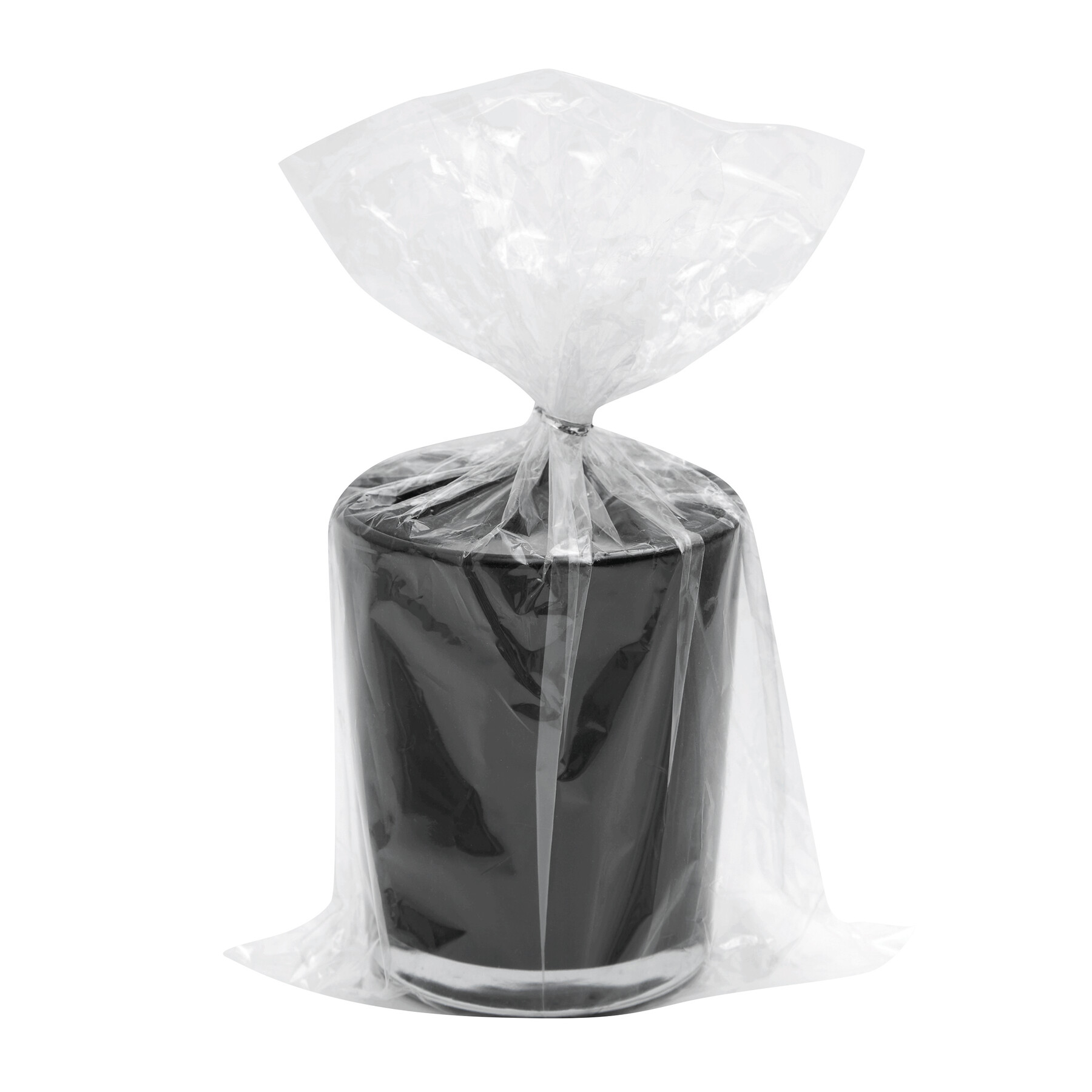 Kerze im Glas SPHERE, schwarz