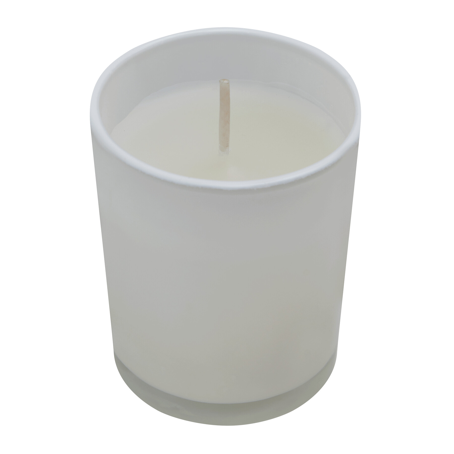 Kerze im Glas SPHERE, weiß